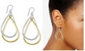 Essentials Double Teardrop Drop Earrings in Silver- & Gold-Plate